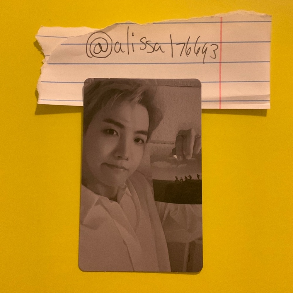 J-hope BTS photo card